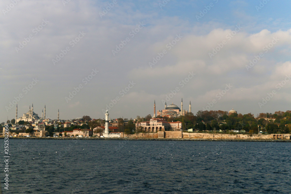 Magnificent Istanbul Landscape - Blue Mosque - Hagia Sophia - Lighthouse