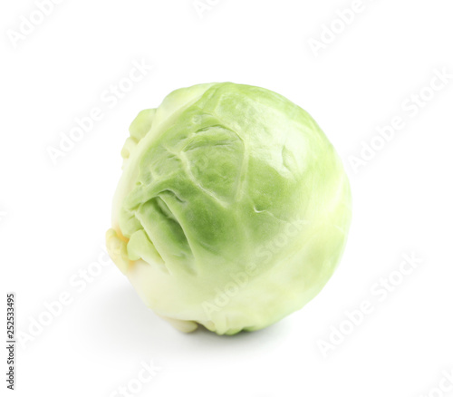 Fresh tasty Brussels sprout on white background © New Africa