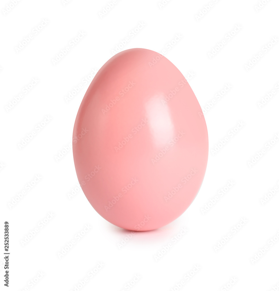 Beautiful dyed Easter egg on white background Beautiful dyed Easter egg on white background