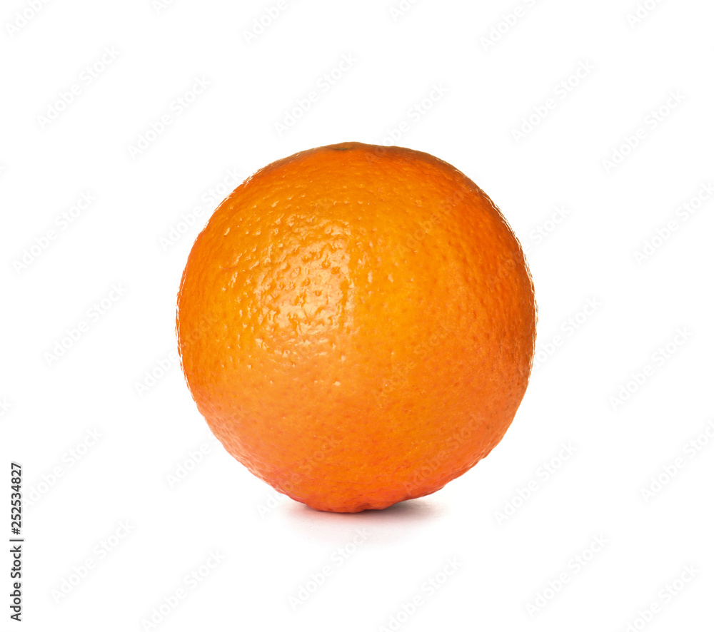 Fresh ripe orange isolated on white. Citrus fruit Fresh ripe orange isolated on white. Citrus fruit