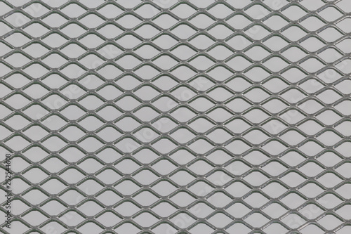 Close up of steel mesh texture pattern