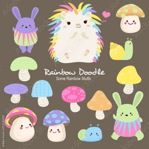 Rainbow Doodle Collection