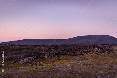 sunset in the mountains