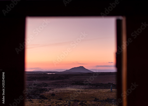 Sunset over the highlands
