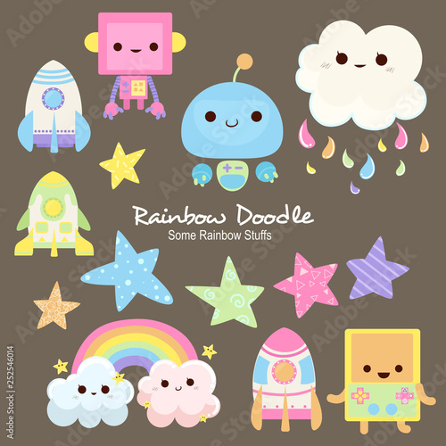 Rainbow Doodle Collection