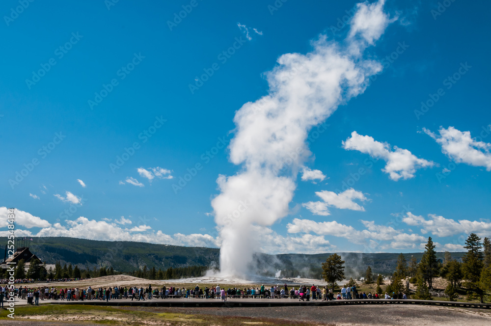Old Faithful in Yellowstone National Park Old Faithful in Yellowstone National Park