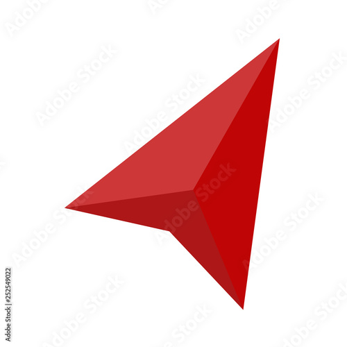 navigator icon on white background. flat style. navigator icon for your web site design, logo, app, UI. compass arrow symbol. cursor sign.