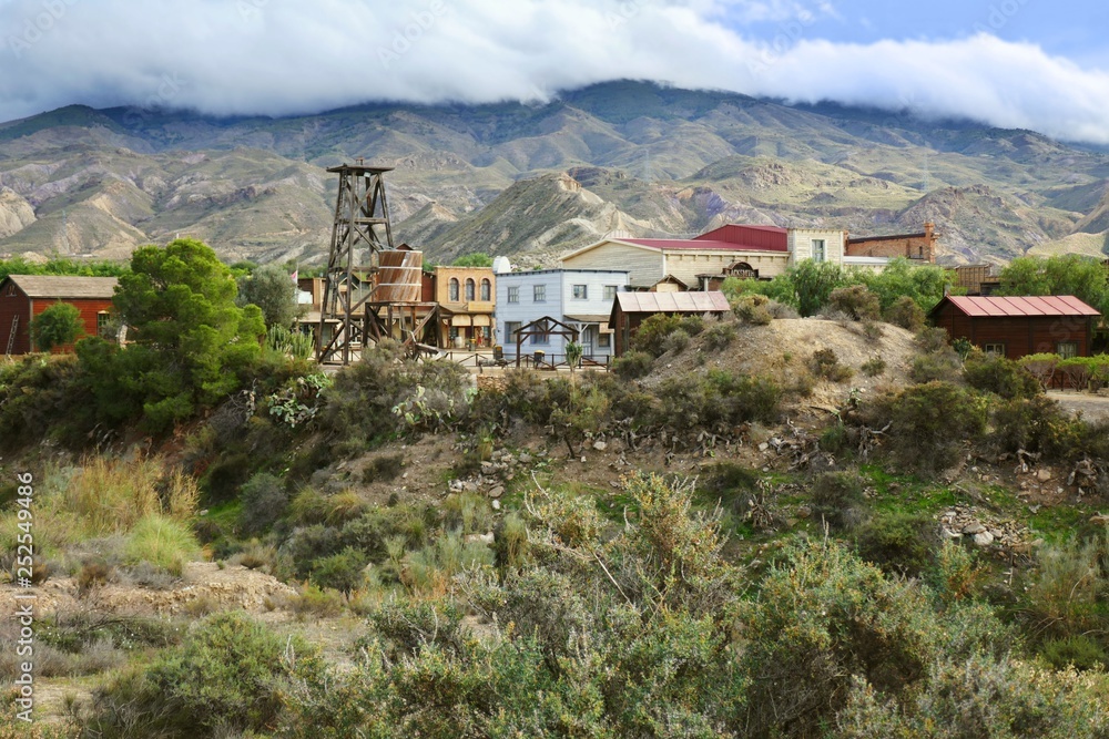 Obraz premium Mini Hollywood Western Filmkulisse in Andalusien, Spanien