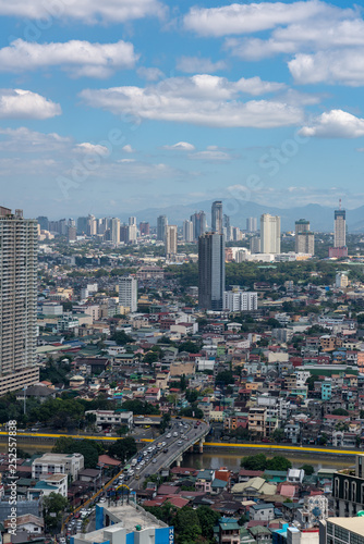 Aerial view of Manila, Philippines