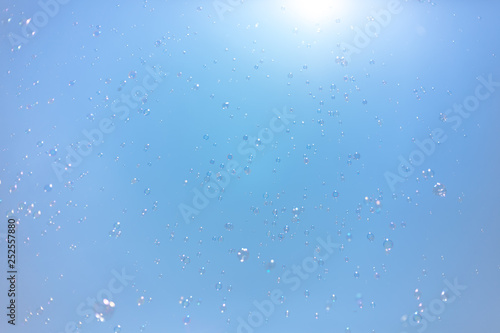 Abstract background with bubbles