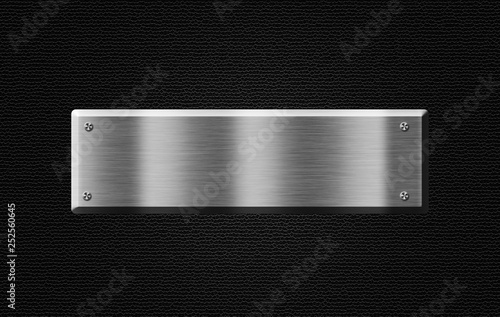 metal plate background with copy space for text