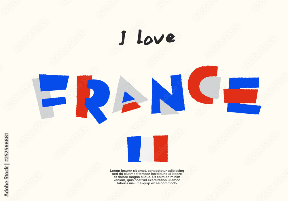 World Flag with fun geometrical alphabets : Vector Illustration World Flag with fun geometrical alphabets : Vector Illustration