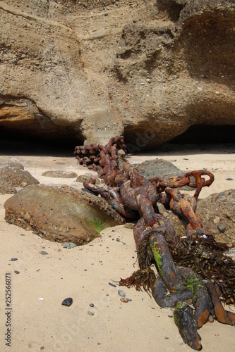 Rusty Chain at Catherine Hill Bay