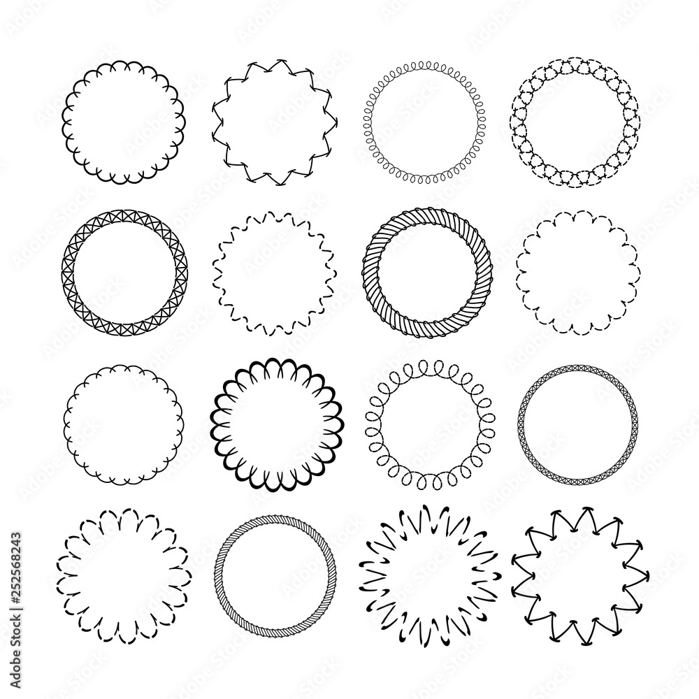 Collection Of Circle Frame Designs Round Frames Decoration