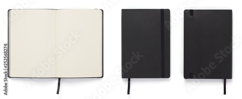 paper notebook or note pad isolated at white photo