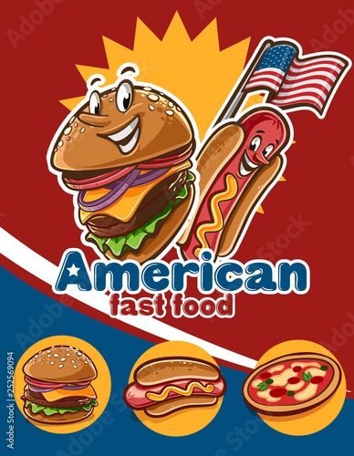 fast food flyer