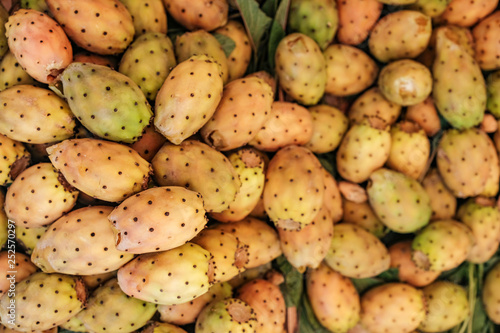 whole prickly pears cactus fruit