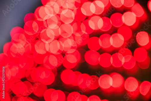 Rows of intentionally defocused lights for a bright high tech abstract background photo
