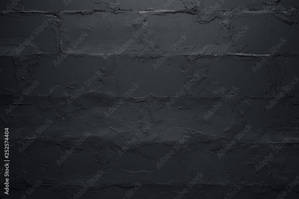 Obraz premium old black wall background
