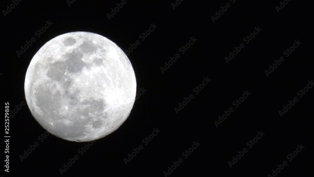 Full Moon in a Clear Night Time Sky Full Moon in a Clear Night Time Sky