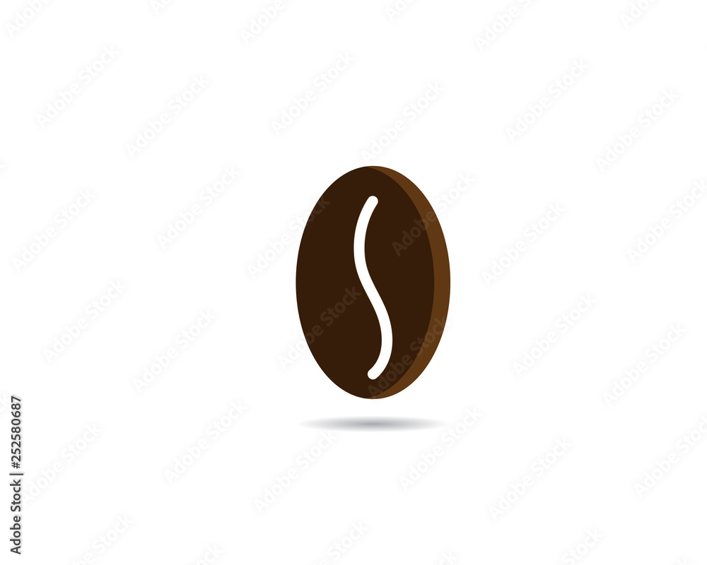 vector coffee beans template vector icon illustration design vector coffee beans template vector icon illustration design