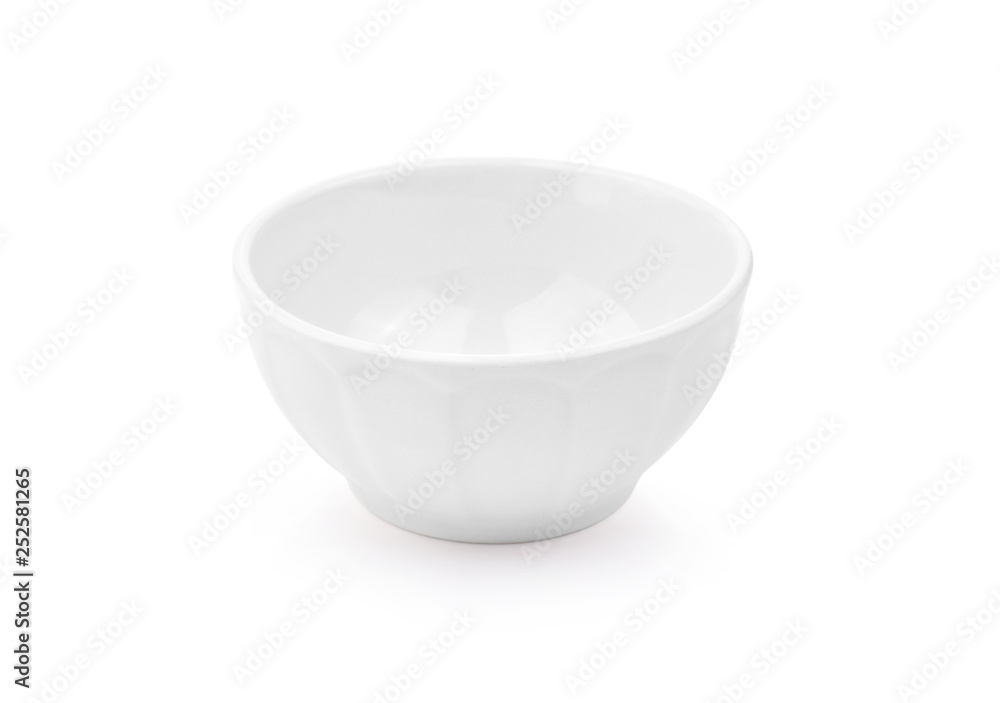 white ceramics bowl isolated on white background. white ceramics bowl isolated on white background.