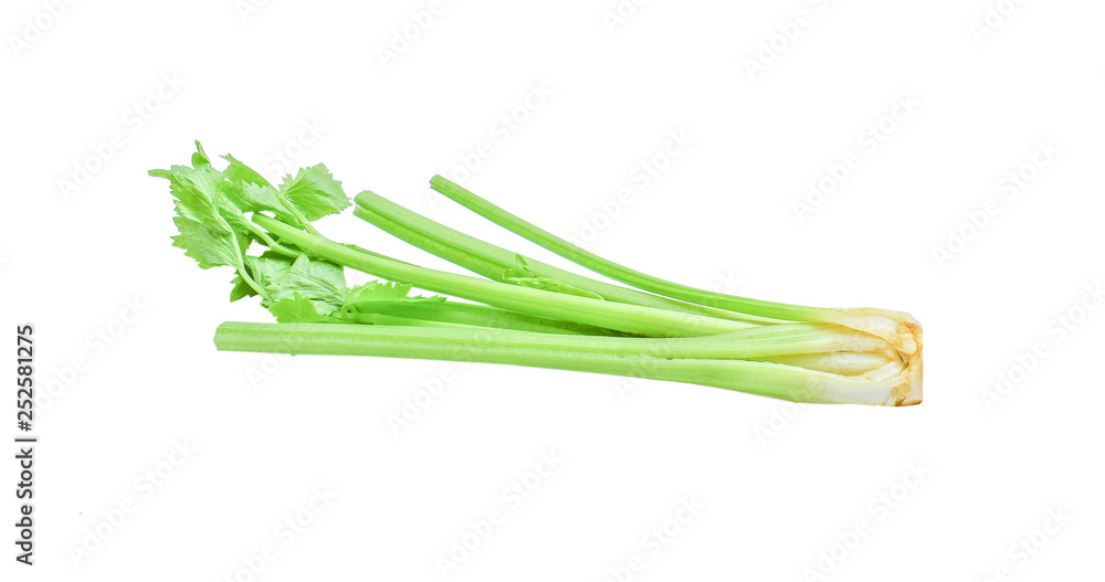 Obraz premium Celery on white background.
