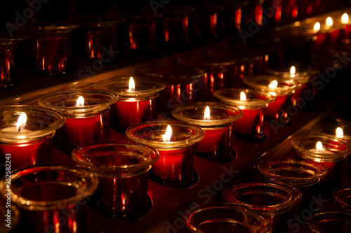 Prayer Candles With a Shallow Depth of Field