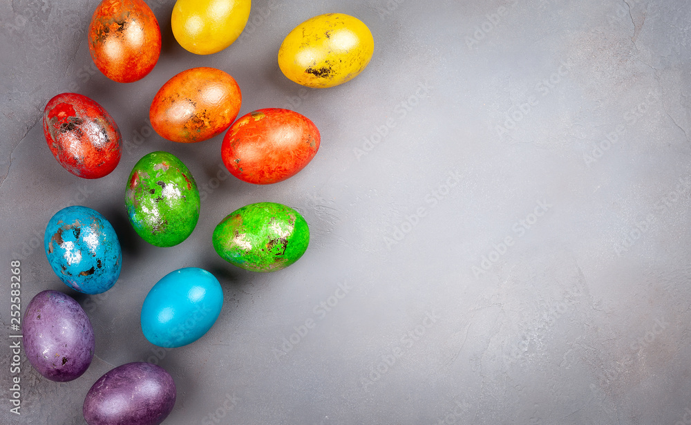 Easter concept wit colorful Easter eggs. Easter concept wit colorful Easter eggs.