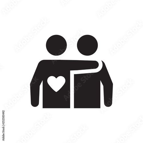 Mutual friendship icon