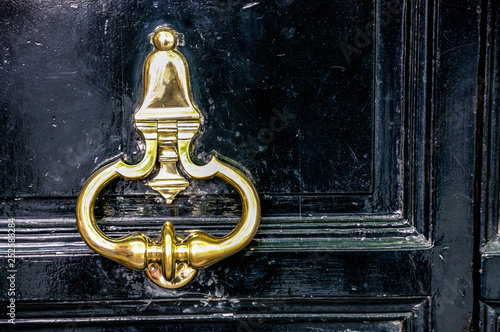 Door knobs and knockers in Ghent  Belgium