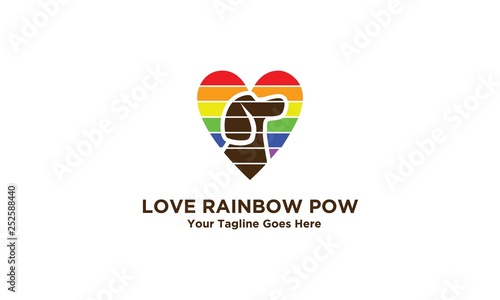 Free Download Love Rainbow Pow - GFXLoad