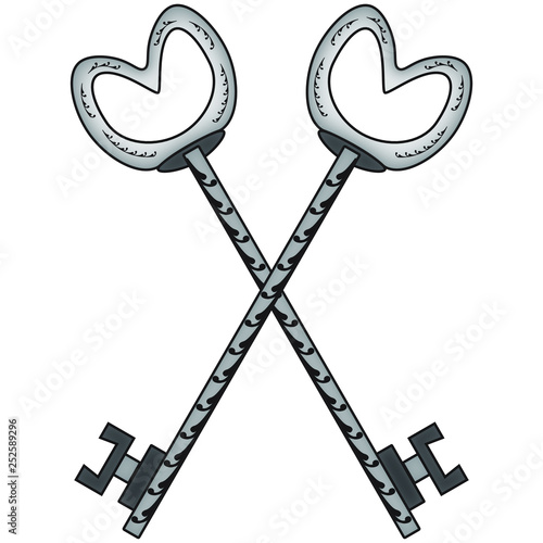 Masonic symbol of Treasurer for Blue Lodge Freemasonry