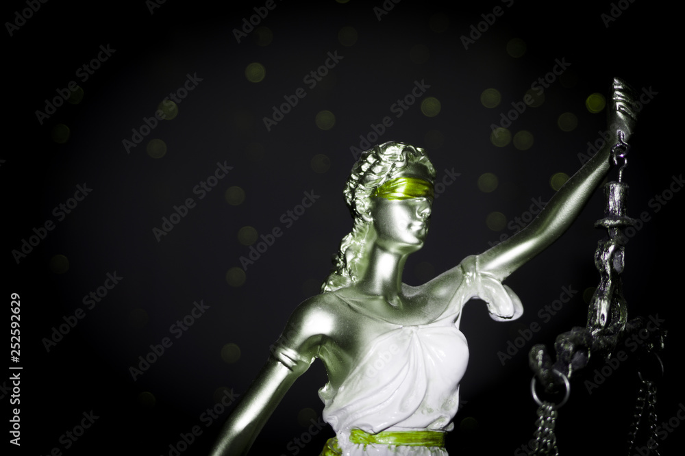 Fototapeta premium Goddess of justice representative of the law