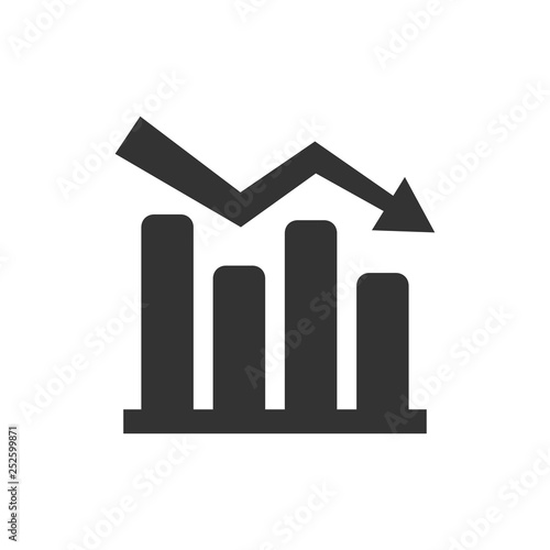 Downward report icon