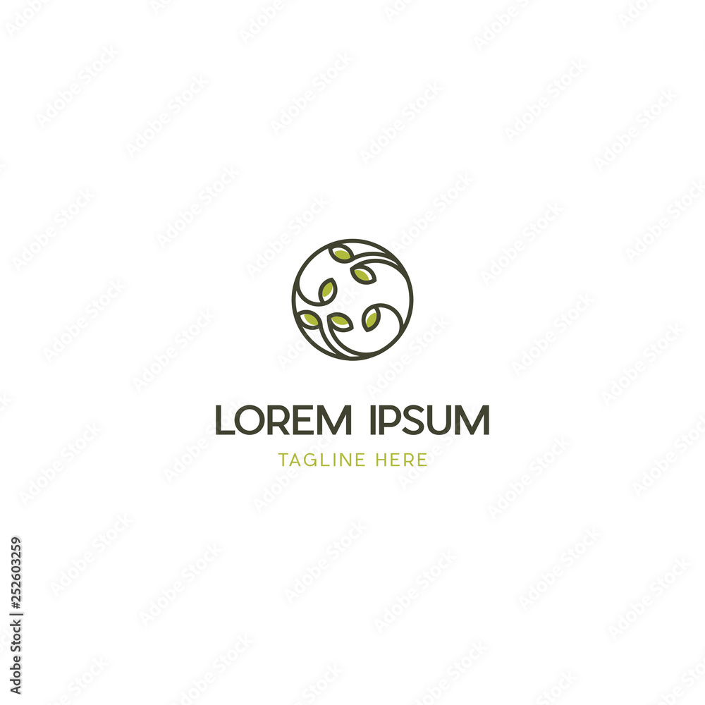 Nature Leaf Stylish Creative Vector Logo Design Nature Leaf Stylish Creative Vector Logo Design