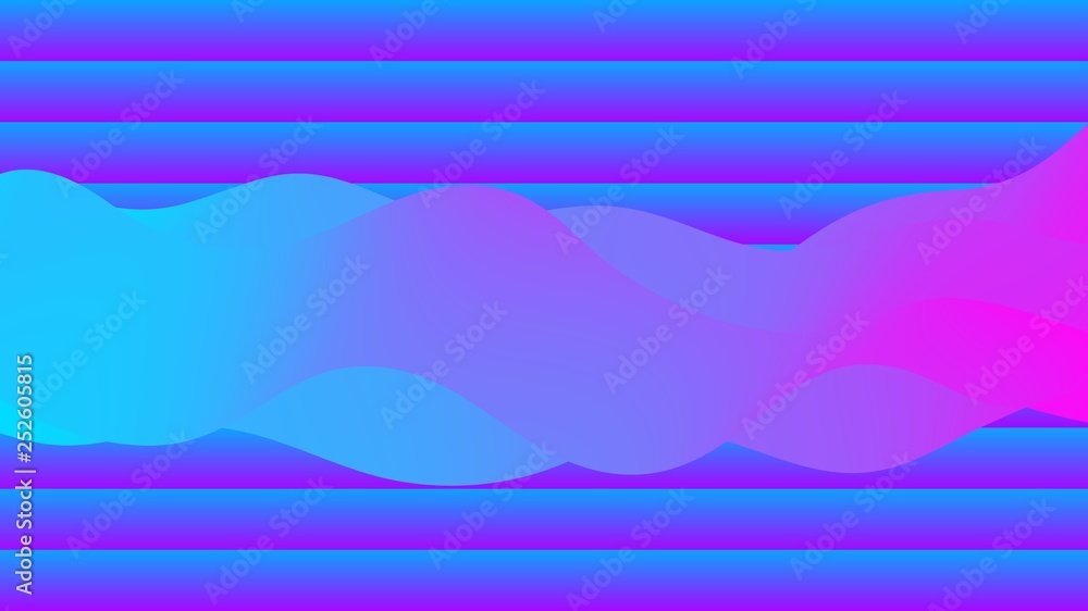 Liquid colorful shape. Modern trend background. Synthwave futurism vector illustration. Retrowave.