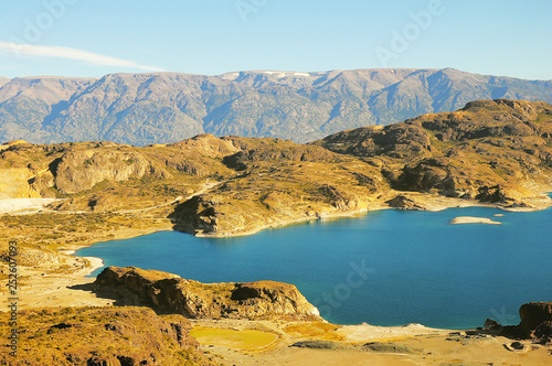 General Carrera lake. South Patagonia. Chile. South America.