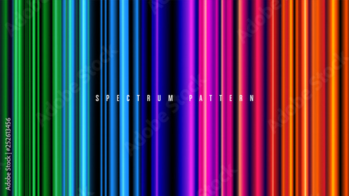 Illustration of spectrum lines in vertical. It is suitable for being used as a background or template in science or technology related theme such as: spectrum, rainbow, etc.