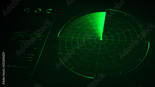 Tableau sur toile Radar
