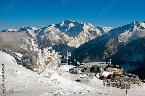 Courchevel La Tania 3 Valleys ski area French Alps France