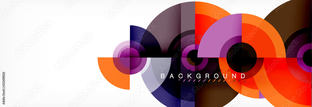 Geometric circle abstract background, creative geometric wallpaper. Geometric circle abstract background, creative geometric wallpaper.