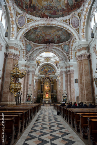 INNSBRUCK  AUSTRIA Innsbruck Cathedral or Cathedral of St. James is a baroque cathedral of the Roman Catholic Diocese of Innsbruck in Innsbruck  Austria