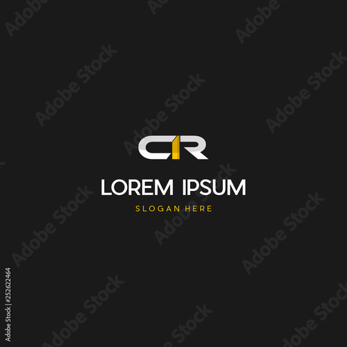 Letter CR Building Creative Vector Logo Design