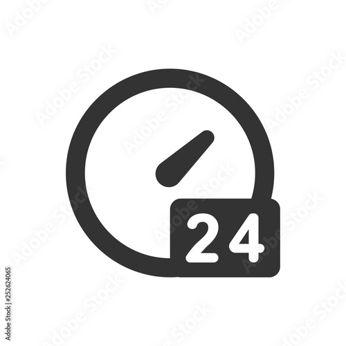 24 hours availability icon