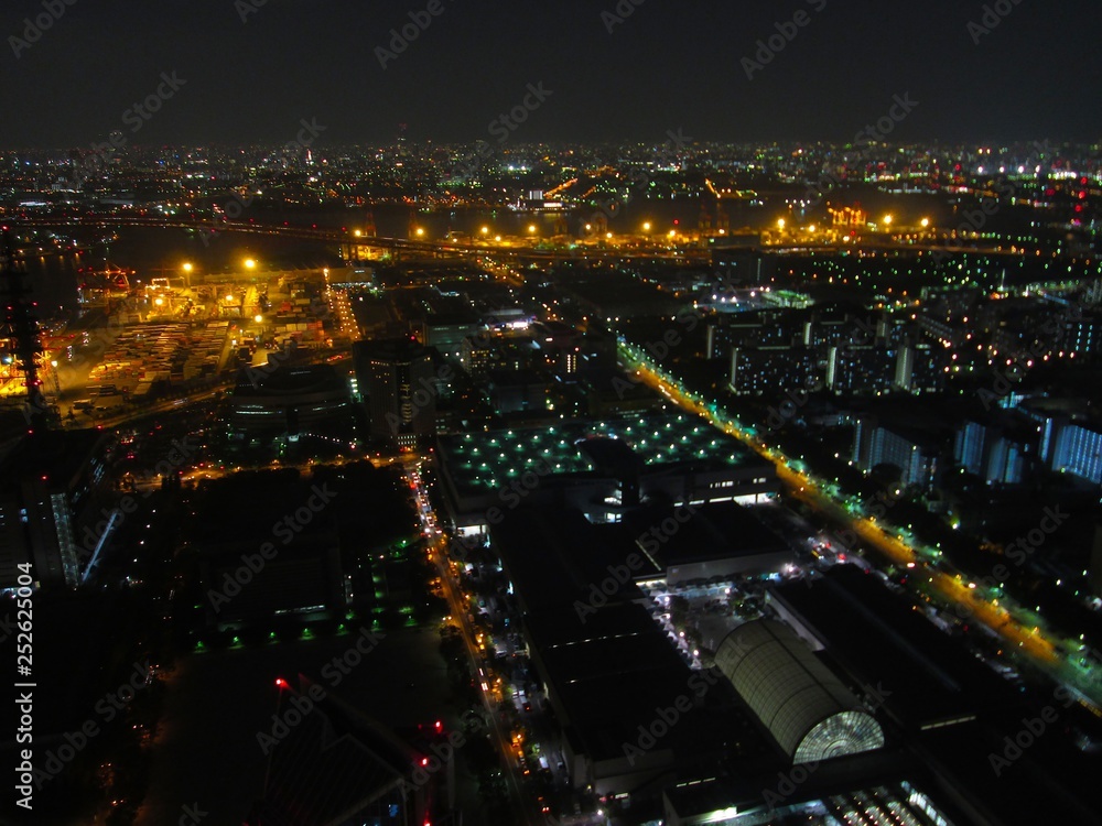 Fototapeta premium 大阪湾の夜景