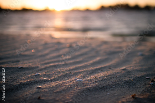 sunset on beach