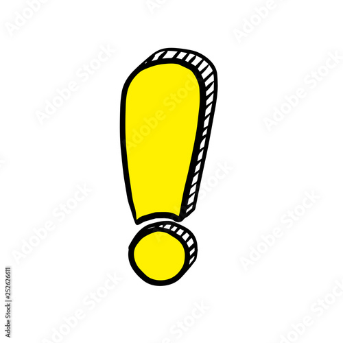 exclamation mark doodle