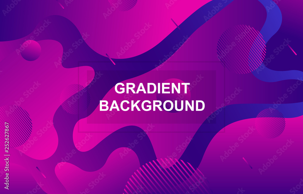 Colorful Gradient Fluid Liquid Geometric Dynamic Shape Background Colorful Gradient Fluid Liquid Geometric Dynamic Shape Background