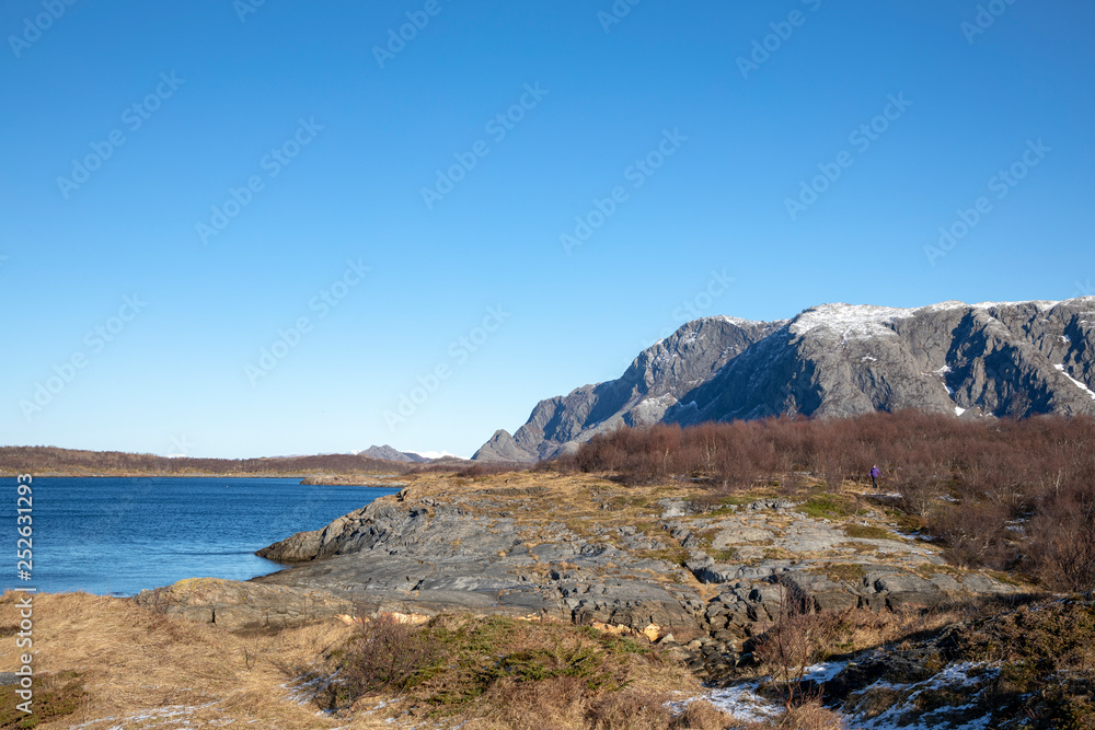 Outdoors in Norwegian winter nature Outdoors in Norwegian winter nature
